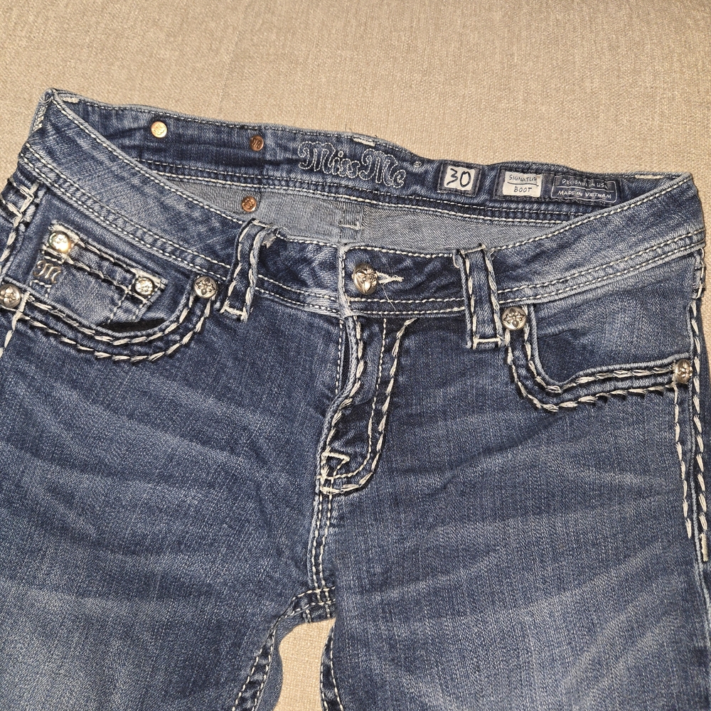 Miss Me Women's Classic Blue Boot Cut Jeans